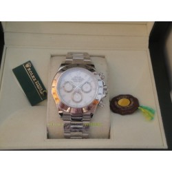 Rolex replica daytona classic acciaio white dial orologio replica copia