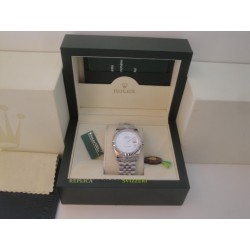 Rolex replica datejust acciaio roman con righe jubilèè orologio replica copia