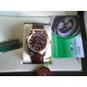 Rolex replica daydate oro giallo brown dial strip leather orologio replica copia