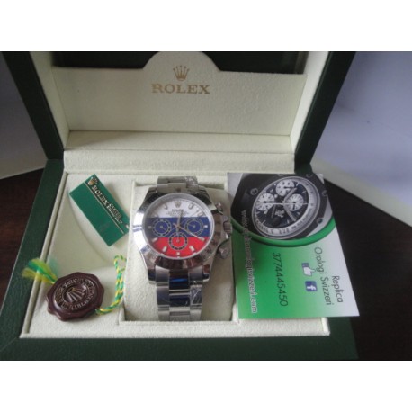 Rolex replica daytona acciaio 3 colors orologio replica copia