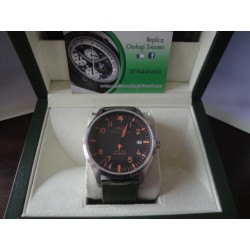 IWC replica mark VXII saint exupery orange dial strip leather orologio replica copia