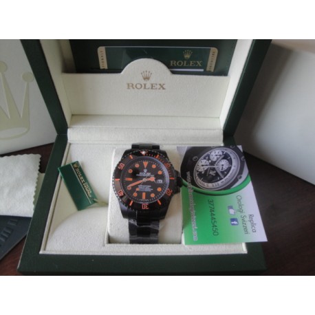 Rolex replica submariner ceramichon pro-hunter pvd bamford orange orologio replica copia