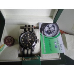 Rolex replica submariner vintage cordura 369 black dial orologio replica copia