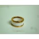 Bulgari replica anello B.ZERO1 oro giallo ceramica bianco imitazione perfetta