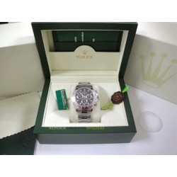 Rolex replica daytona classic acciaio black dial orologio replica copia